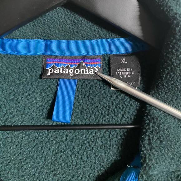 Vintage 90’s Men’s Patagonia Synchilla Full Zip Fleece Jacket - Picture 6 of 7
